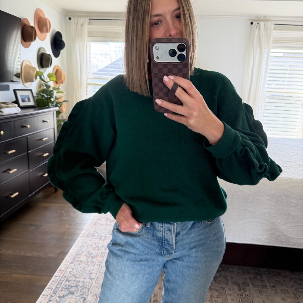 A New Day Deep Green Sweater